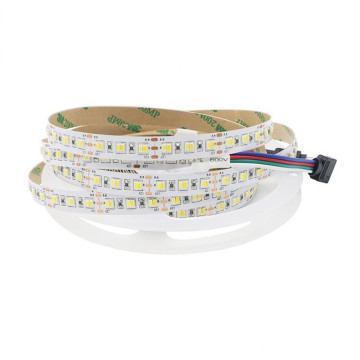 Doppeltes weißes Farbtemperatur-abstimmbares geführtes Band-Licht Flexibler Streifen 5050 SMD 60Leds RGB-Doppelweiß geführtes Seillicht